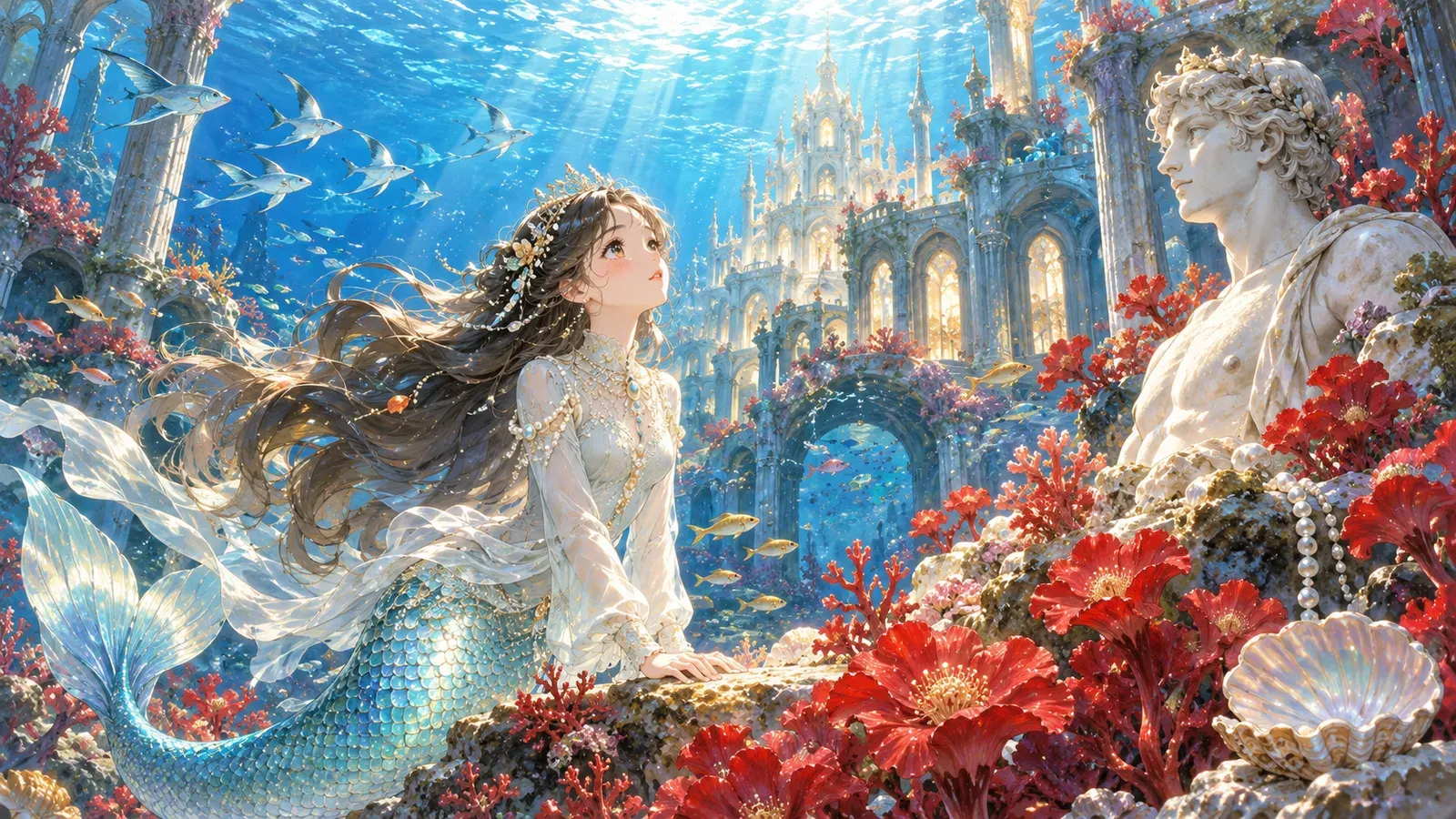The Little Mermaid (Part 1)(人魚姫(第1部))の挿絵