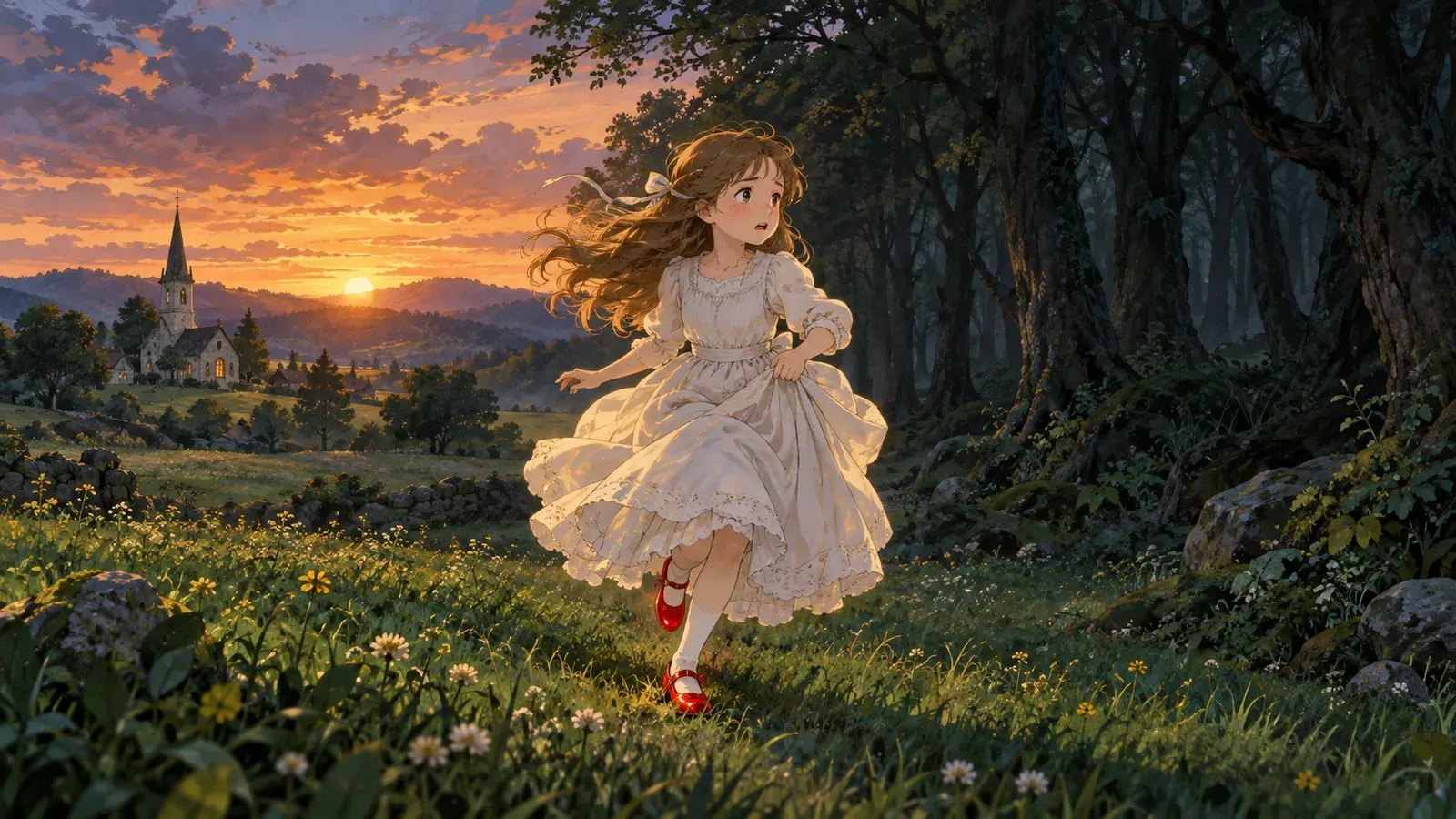 The Red Shoes(赤い靴)の挿絵
