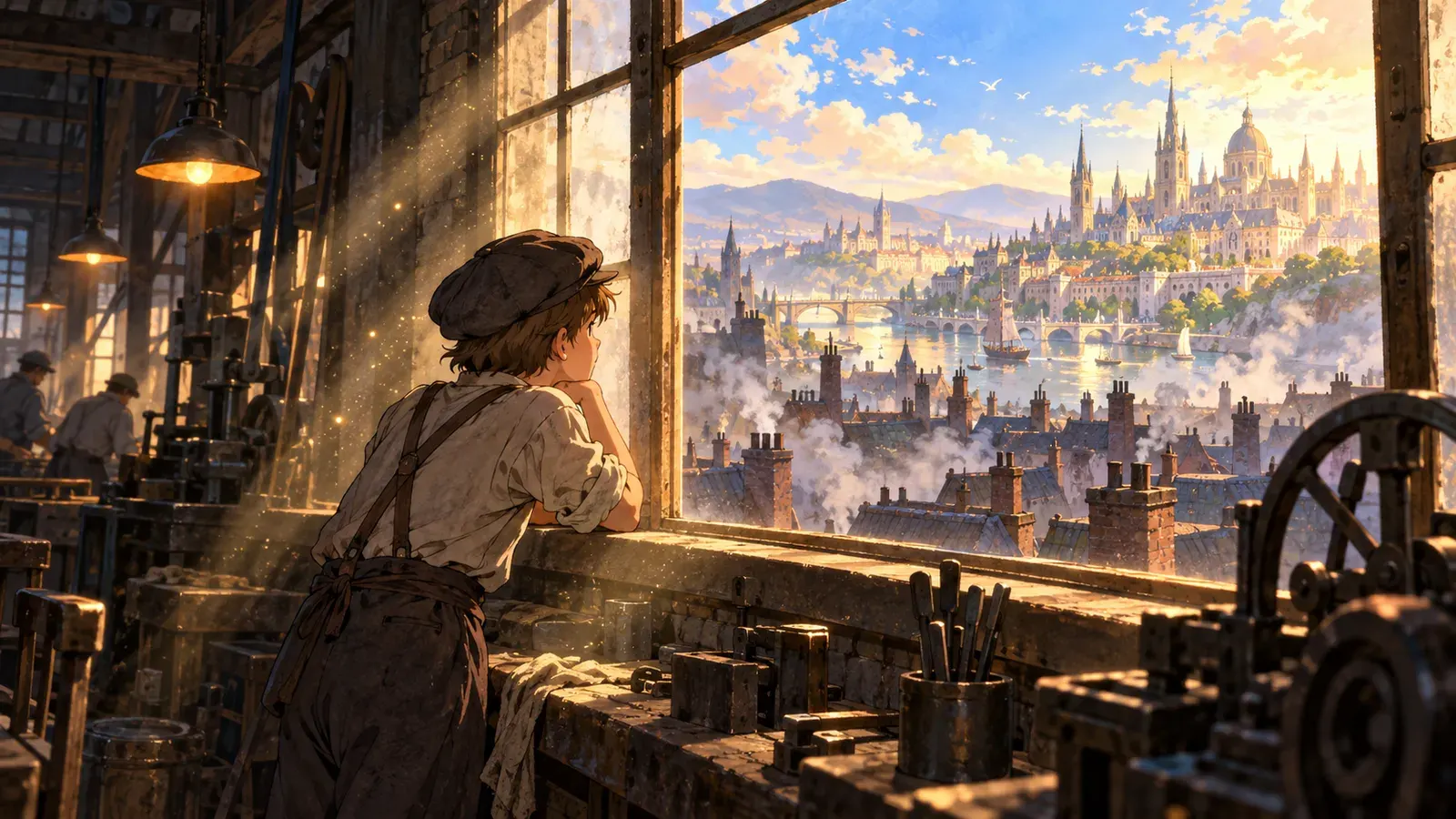 As a Man Thinketh: Visions and Ideals(原因と結果の法則 第6章 ビジョンと理想)の挿絵