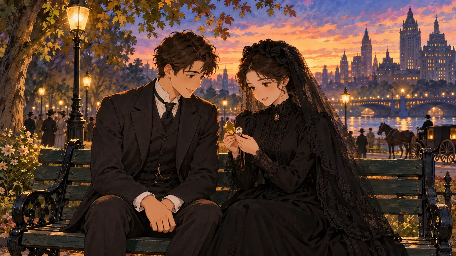 The Count and the Wedding Guest（伯爵と結婚式の客）の挿絵