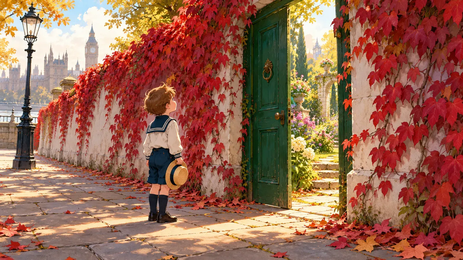 The Door in the Wall (Part 1)（塀についた扉（H・G・ウェルズ）その1）の挿絵
