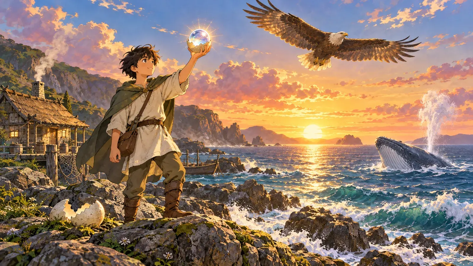 The Crystal Ball(水晶の玉)の挿絵