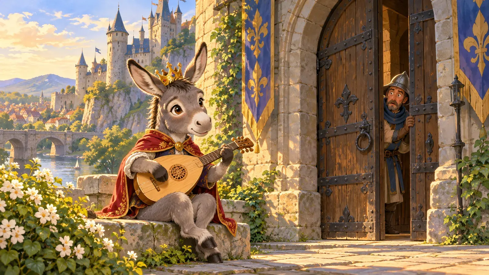 The Donkey（ロバの王子）の挿絵