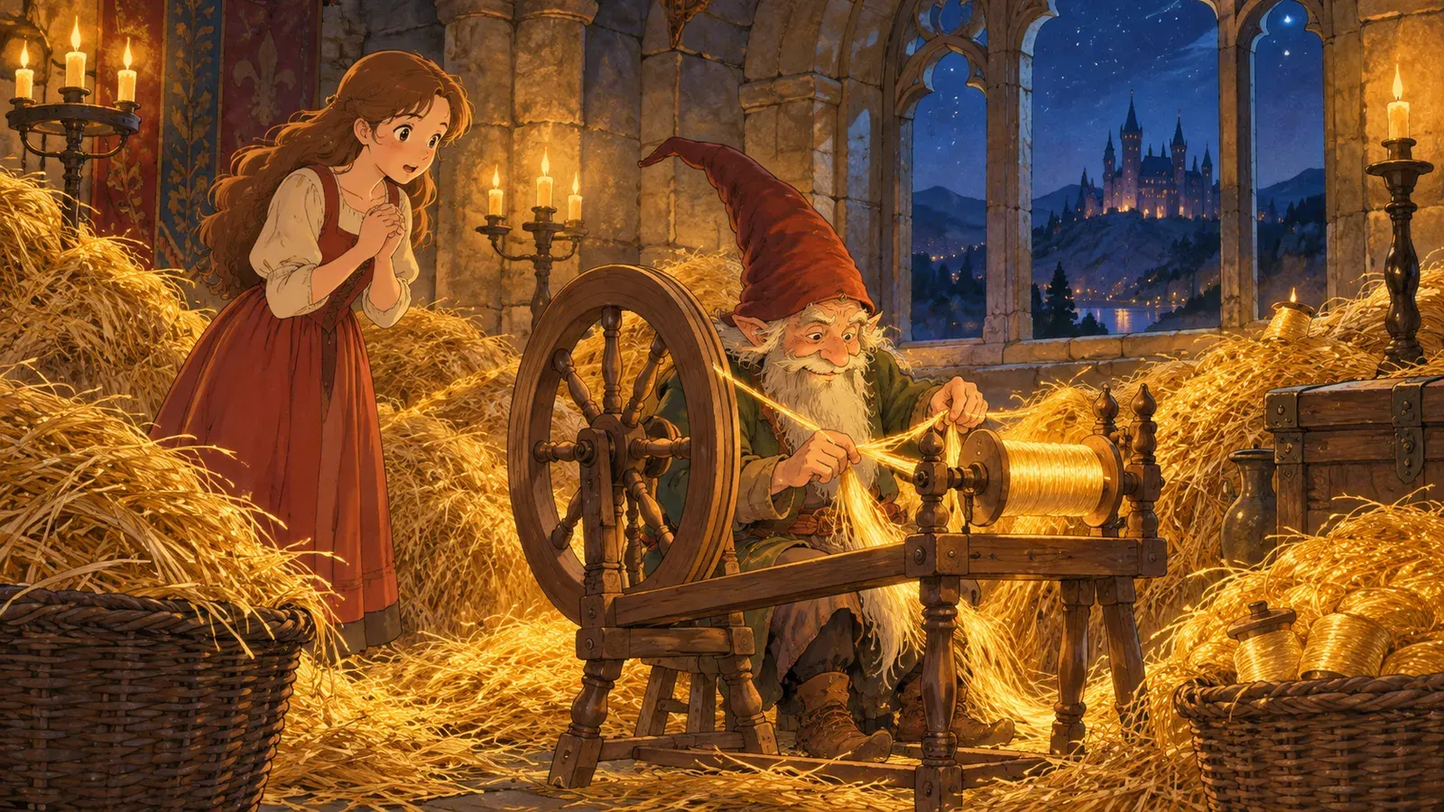 Rumpelstiltskin(ルンペルシュティルツヒェン(ルンペルシュティルツキン))の挿絵