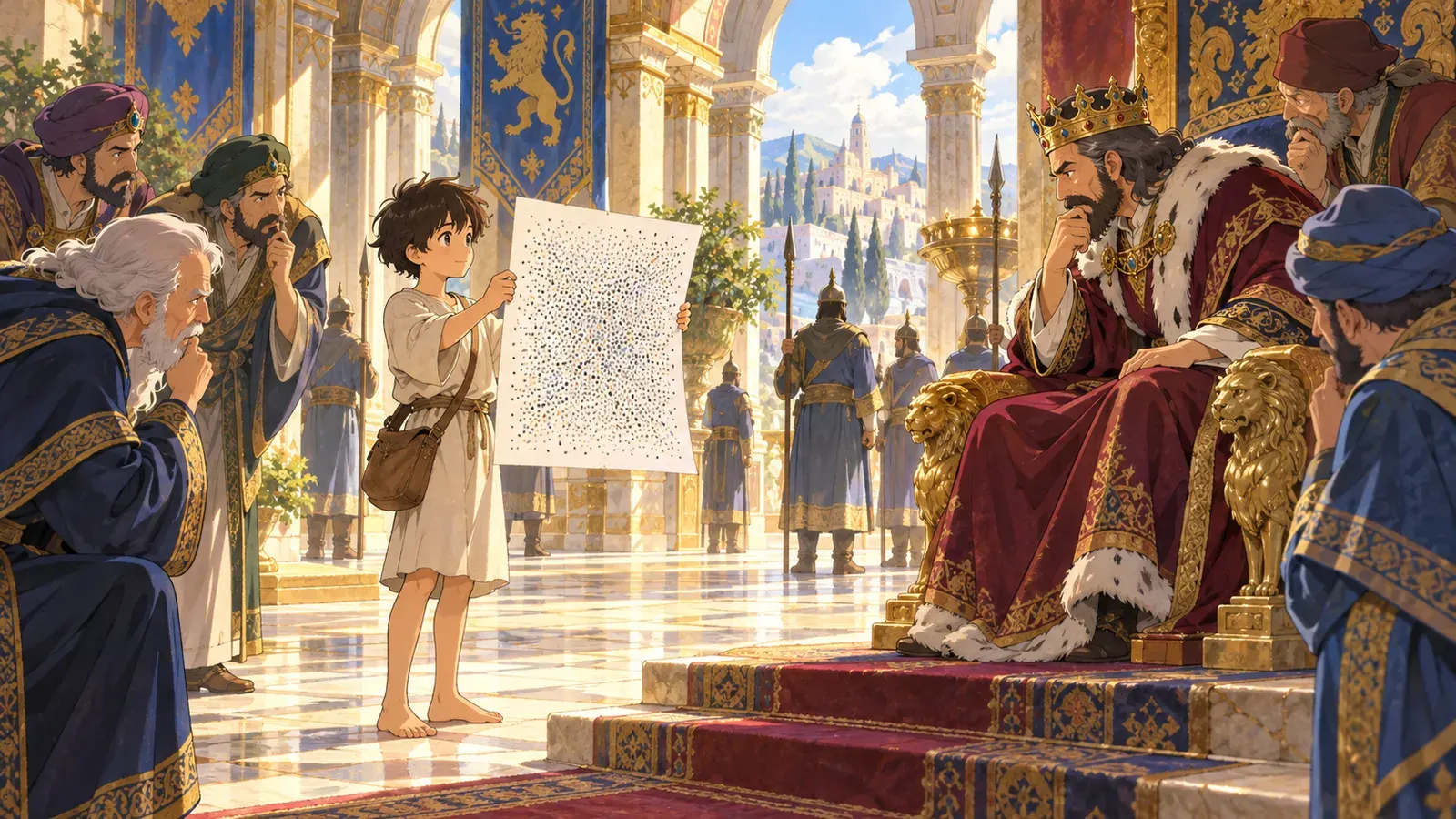 The Shepherd Boy(羊飼いの男の子)の挿絵