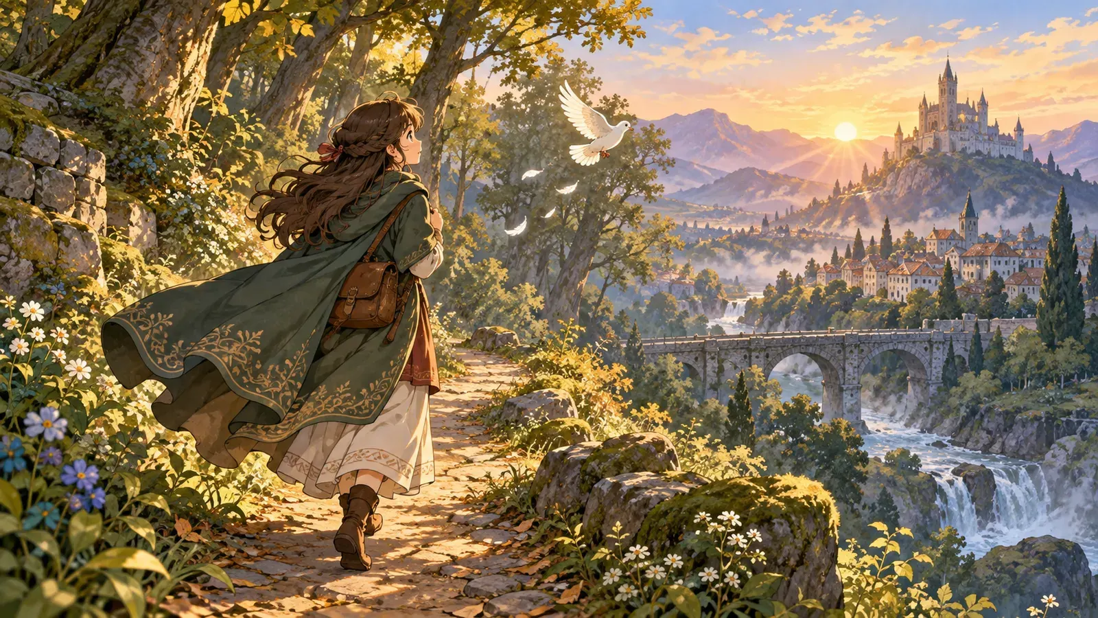 The Singing, Springing Lark(歌ってはねるヒバリ)の挿絵