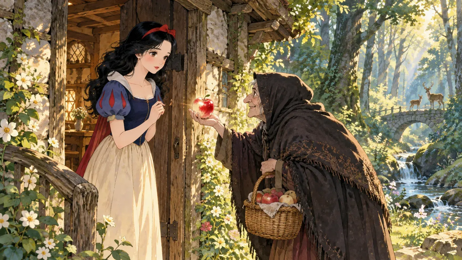 Little Snow-white(白雪姫)の挿絵