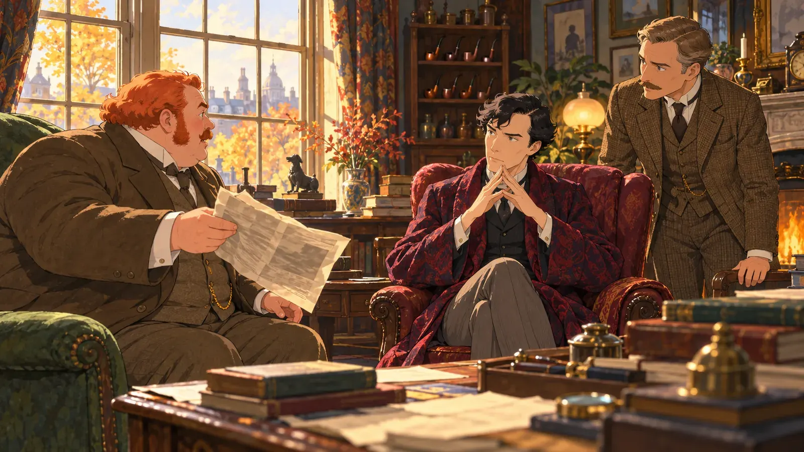 The Red-Headed League (Part 1)（赤毛組合（前編））の挿絵