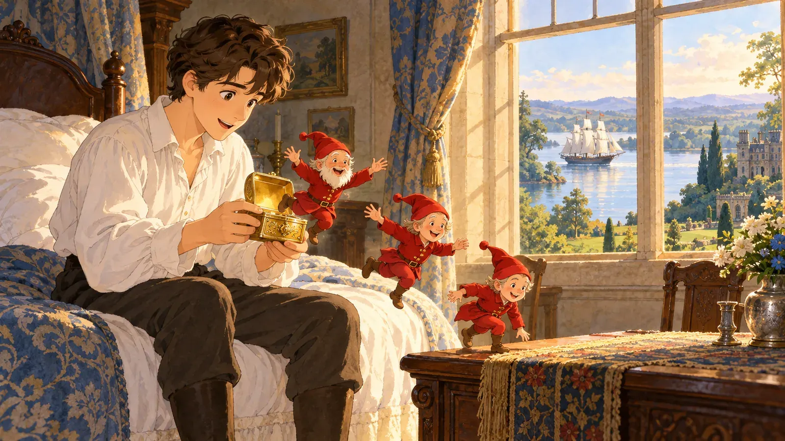 Jack and His Golden Snuff-Box(ジャックと金のかぎたばこ入れ)の挿絵