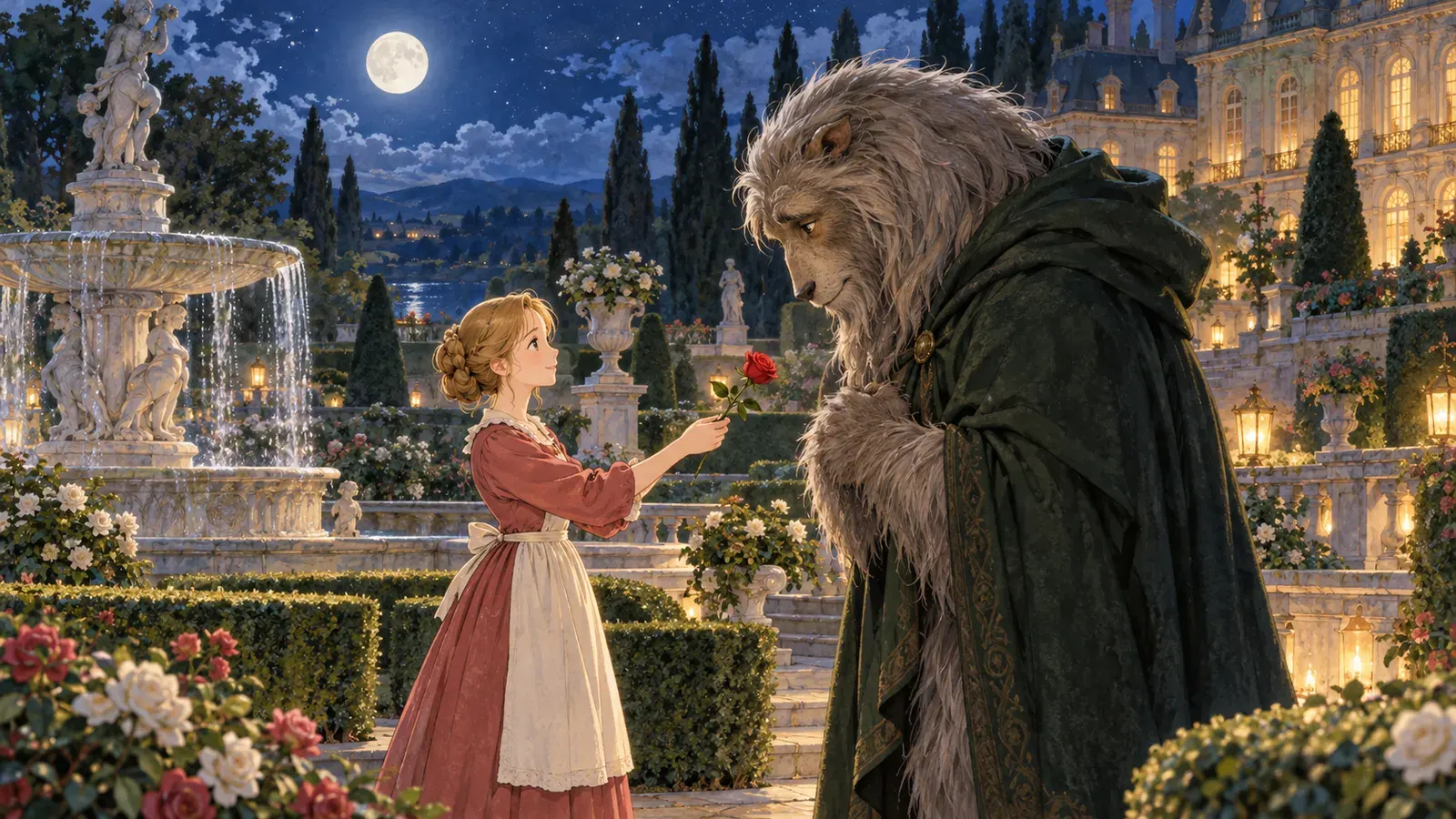 Beauty and the Beast (Part 1)（美女と野獣（第1部））の挿絵