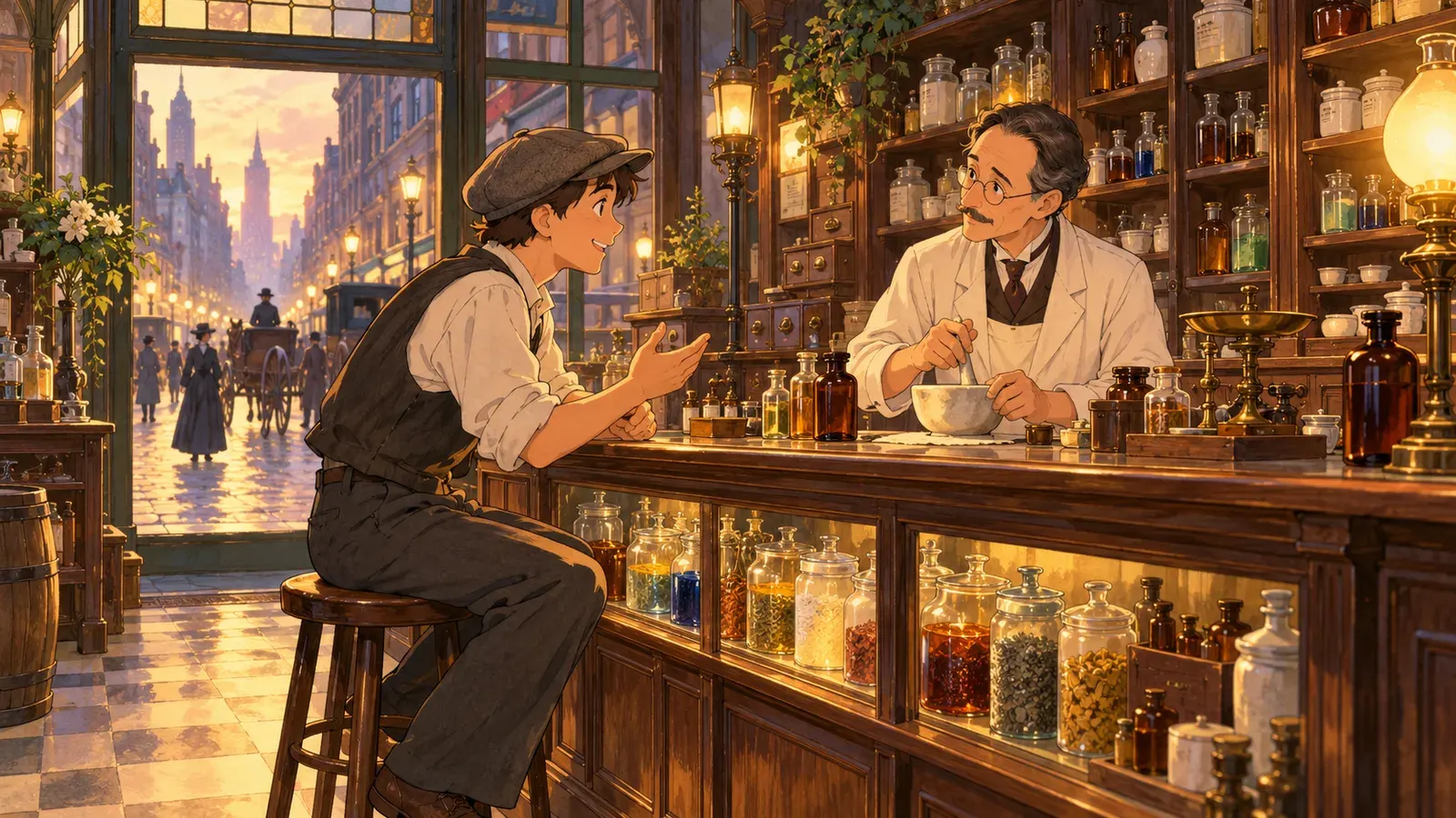 The Love-Philtre of Ikey Schoenstein(アイキー・シェーンスタインの惚れ薬)の挿絵