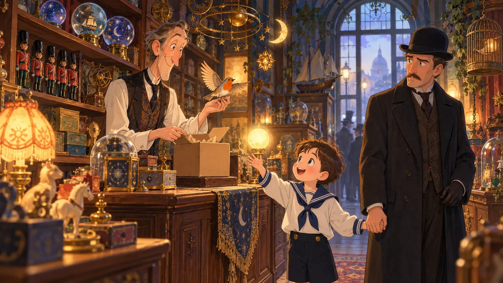 The Magic Shop(魔法の店(H・G・ウェルズ))の挿絵