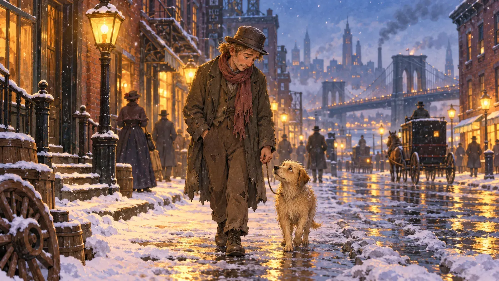 Memoirs of a Yellow Dog(黄色い犬の回想録)の挿絵