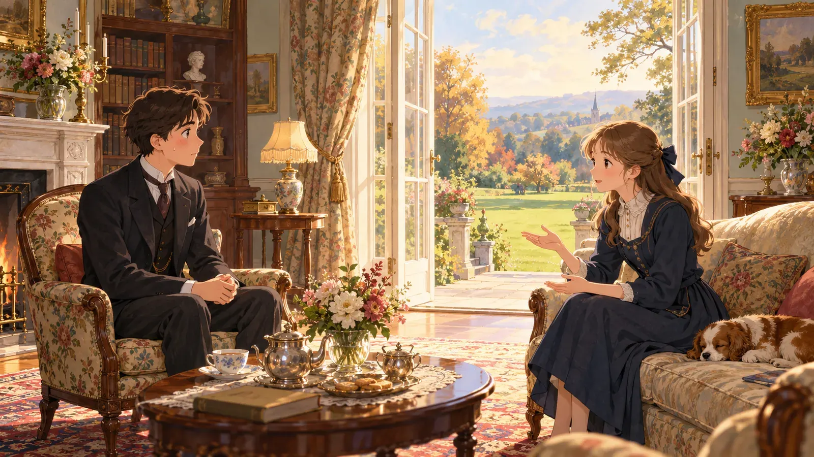 The Open Window(開いた窓)の挿絵
