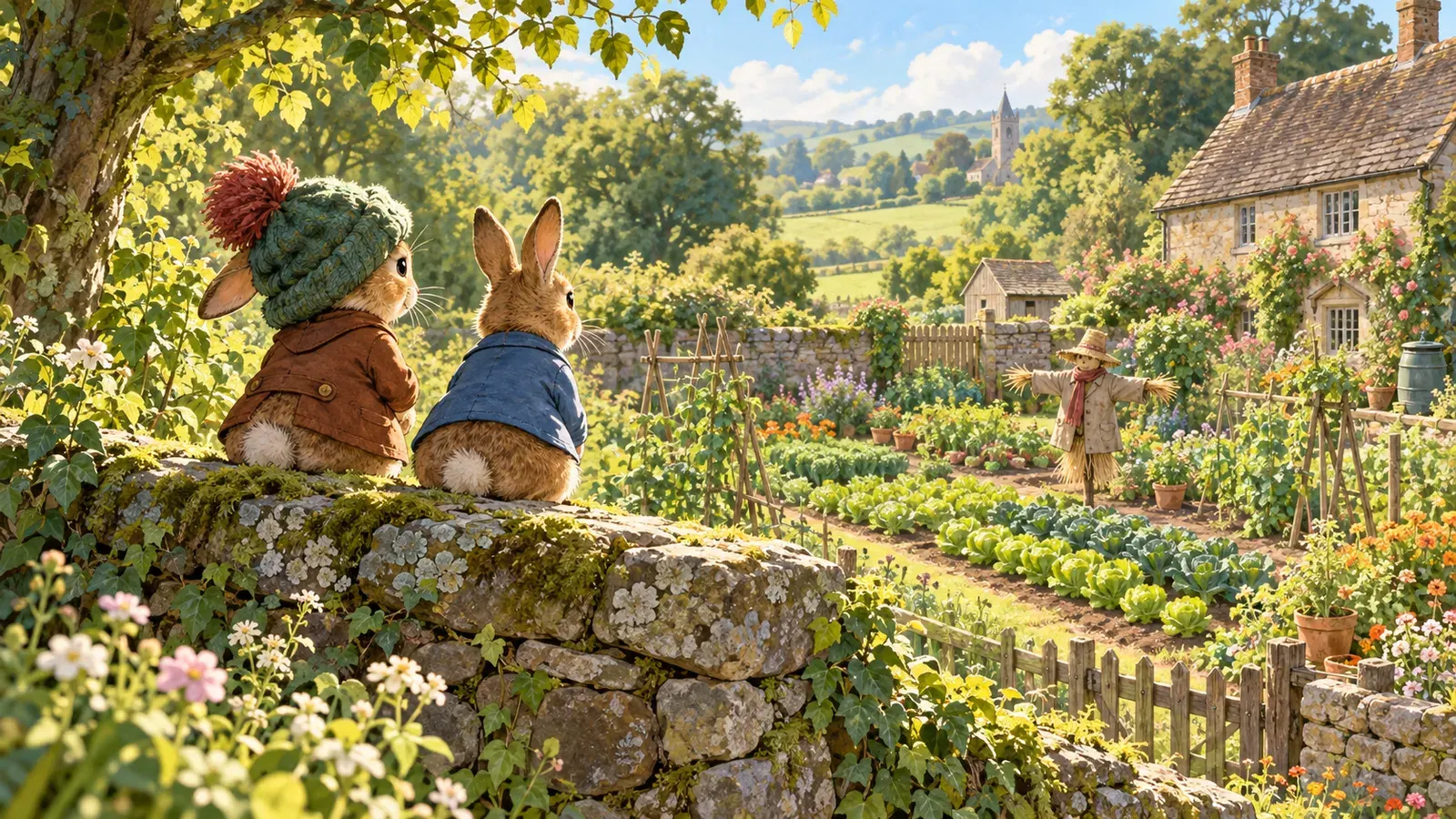 The Tale of Benjamin Bunny(ベンジャミンバニーのおはなし)の挿絵