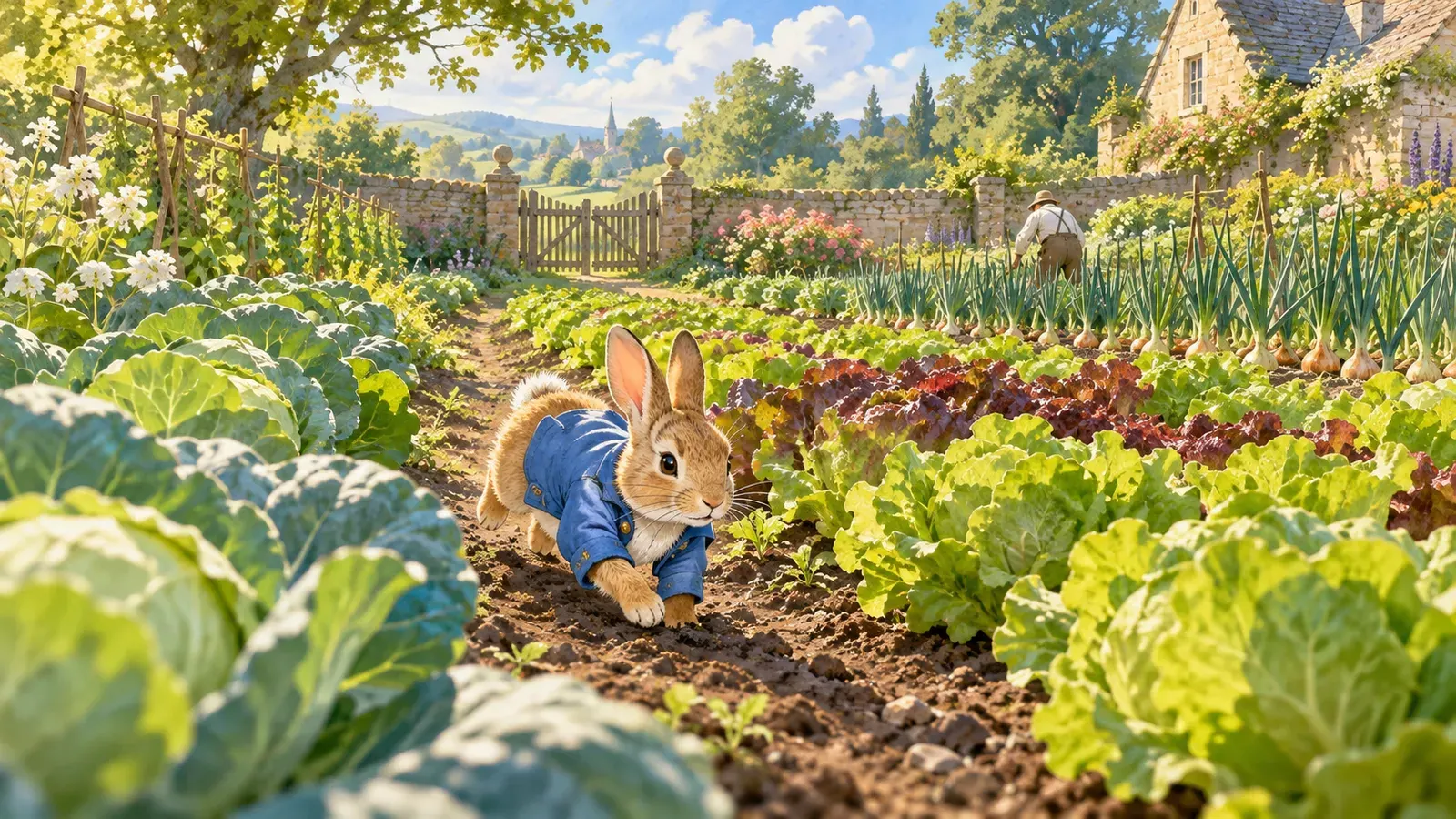 The Tale of Peter Rabbit(ピーターラビットのおはなし)の挿絵