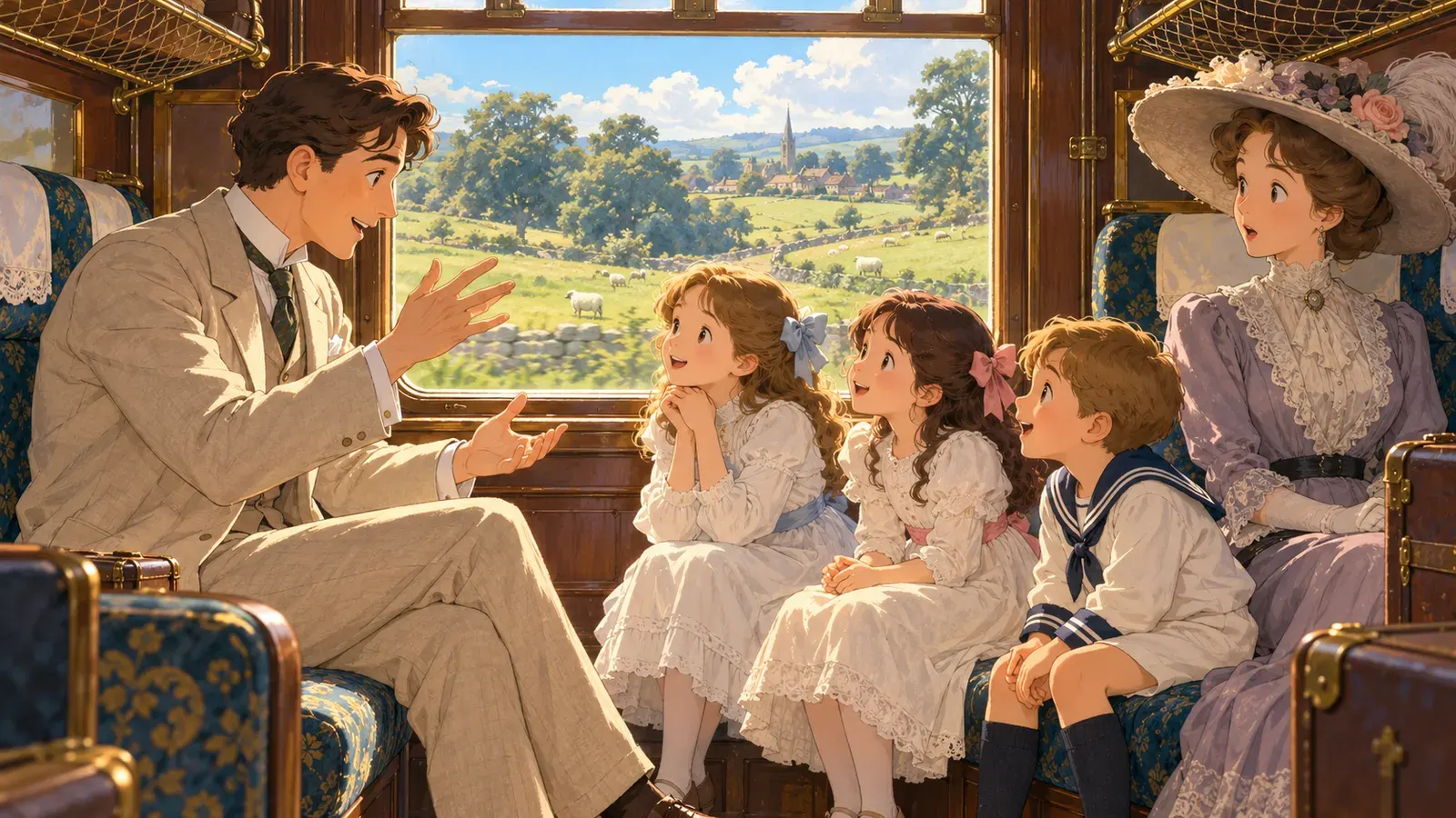 The Story-Teller（話上手）の挿絵