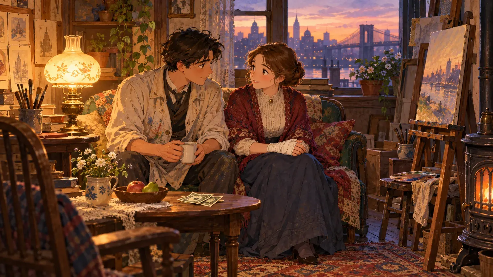 A Service of Love(愛の奉仕)の挿絵
