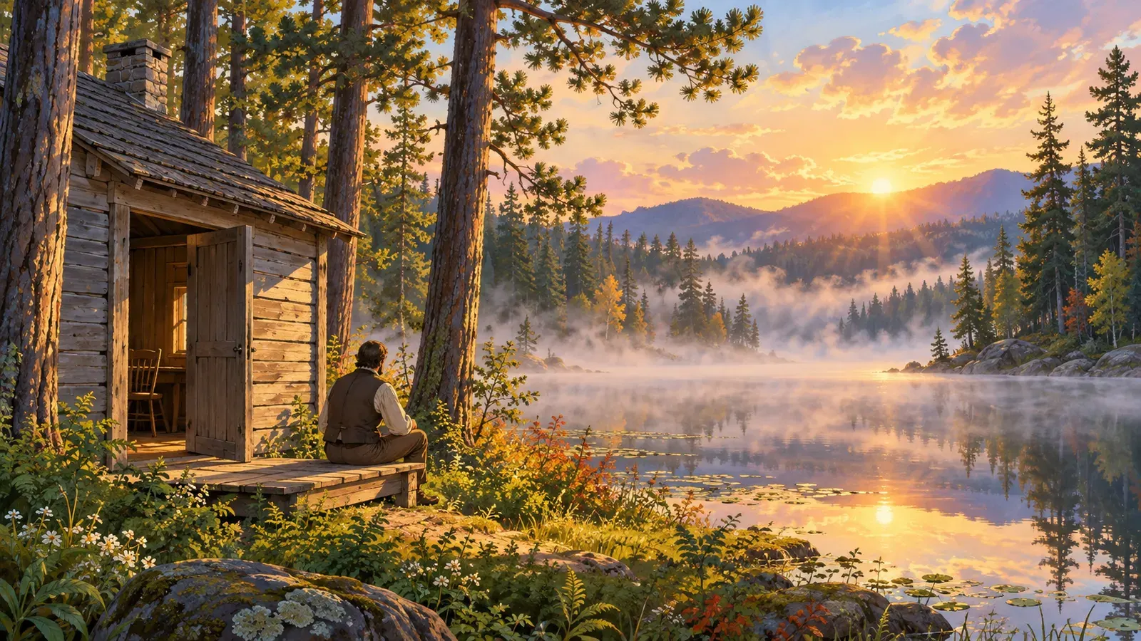 Walden: Where I Lived, and What I Lived For (Part 1)(ウォールデン「どこに住み、何のために生きたか」(ソロー)その1)の挿絵