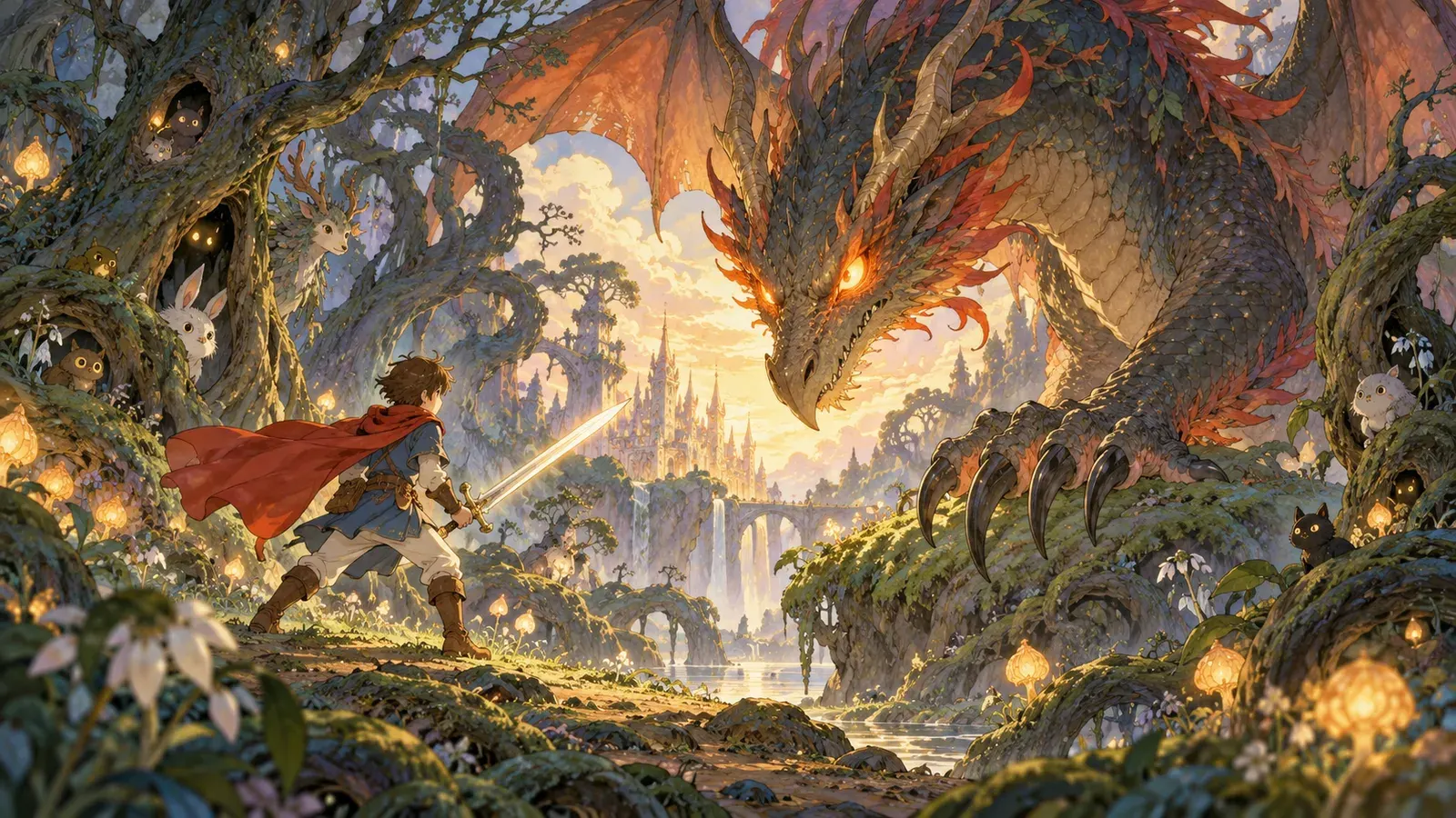 Jabberwocky（キャロル「ジャバウォックの詩」）の挿絵
