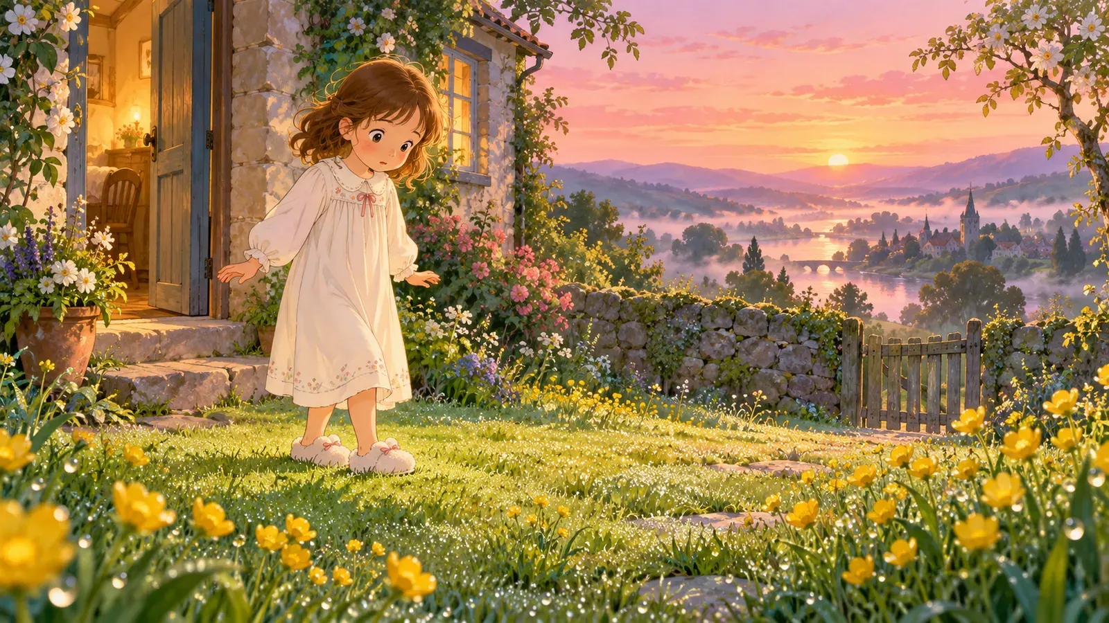 My Shadow(ぼくの影)の挿絵