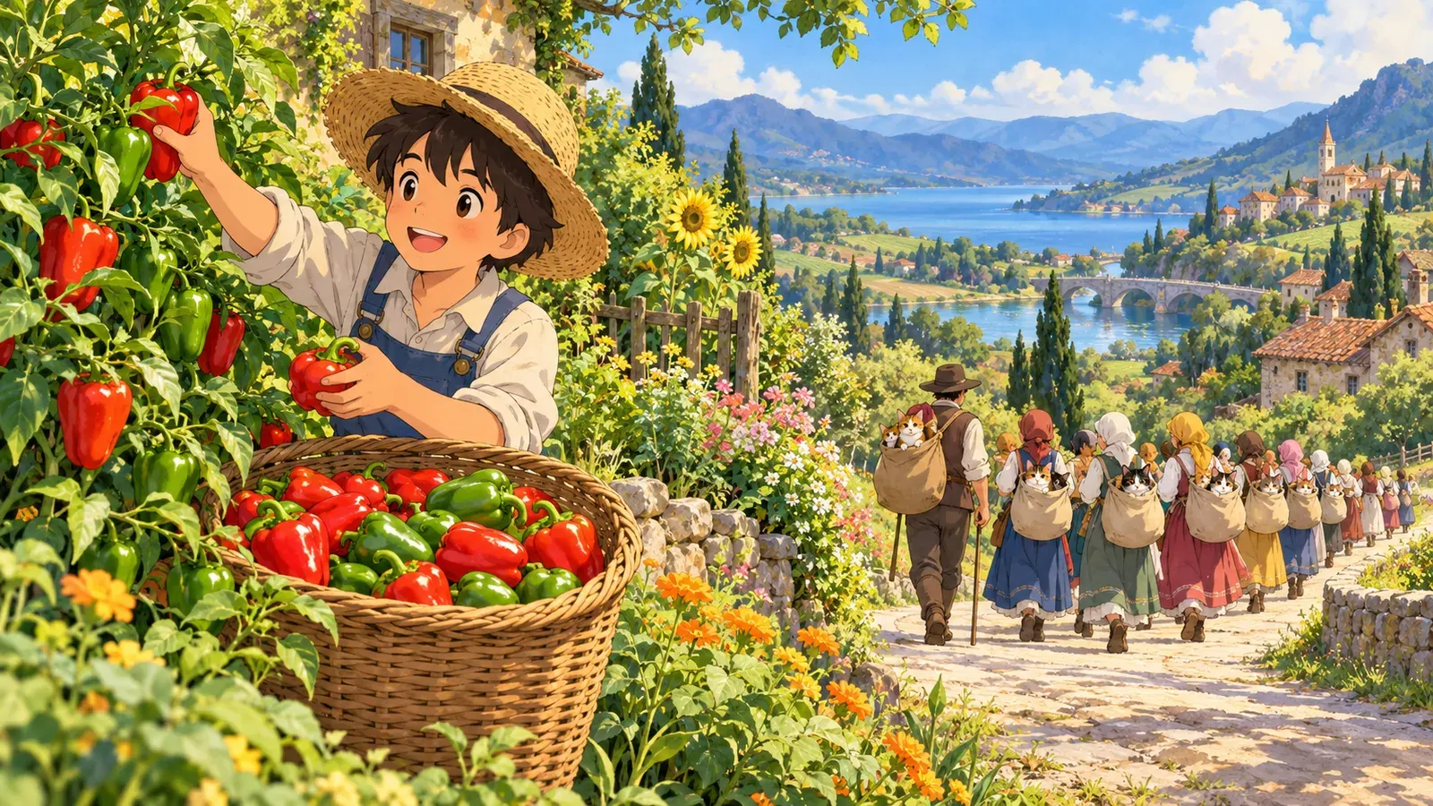 Peter Piper and As I Was Going to St. Ives(ピーター・パイパーとセント・アイヴズ)の挿絵