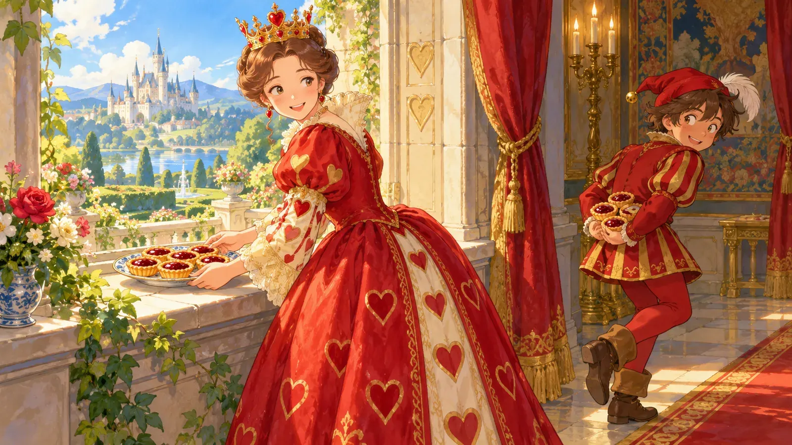 The Queen of Hearts（ハートの女王）の挿絵