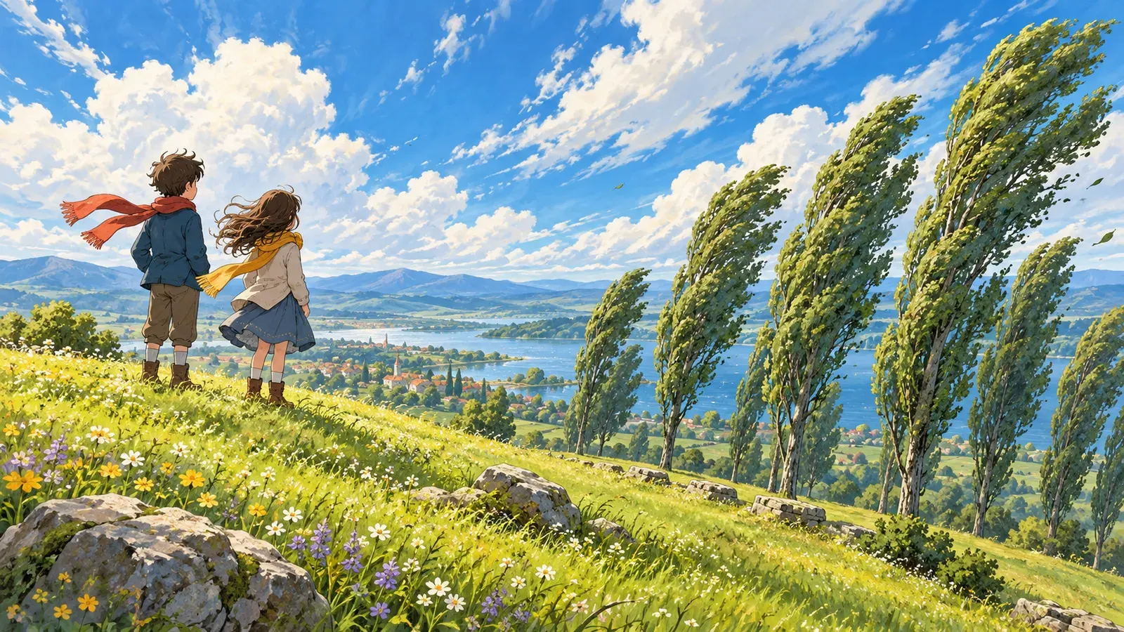 Who Has Seen the Wind?(風を見たのはだれ?)の挿絵