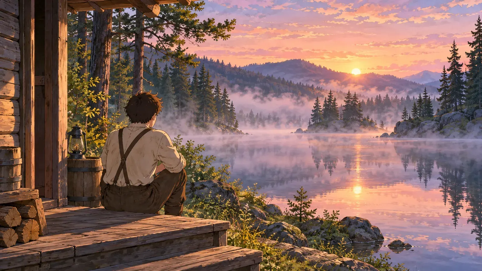 Why Thoreau Went to the Woods(ソローはなぜ森へ行ったのか)の挿絵