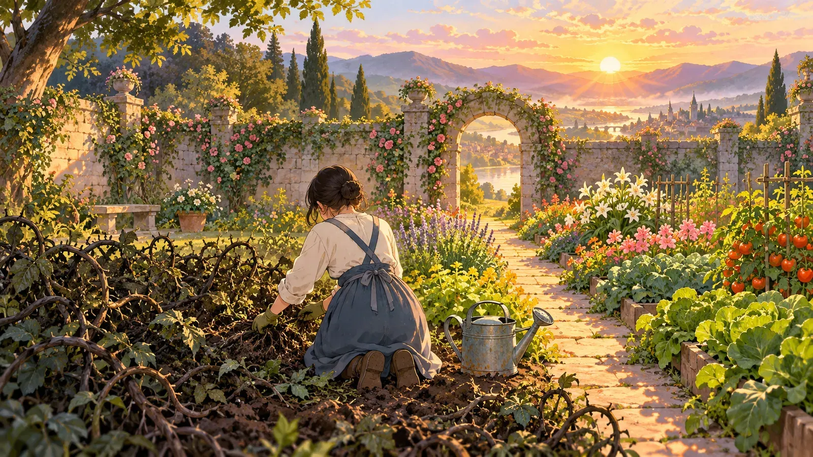 The Garden of Your Mind(心という庭)の挿絵
