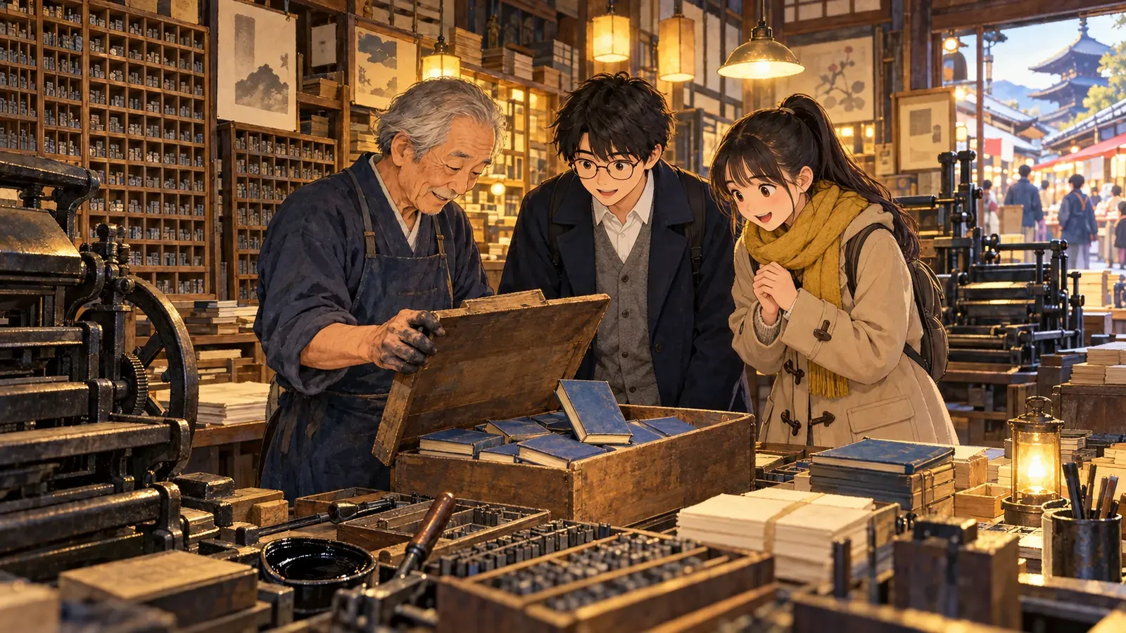 The Secret of the Old Bookshop, Episode 3: Jo's Dream(古書店の秘密 第3話:ジョーの夢)の挿絵