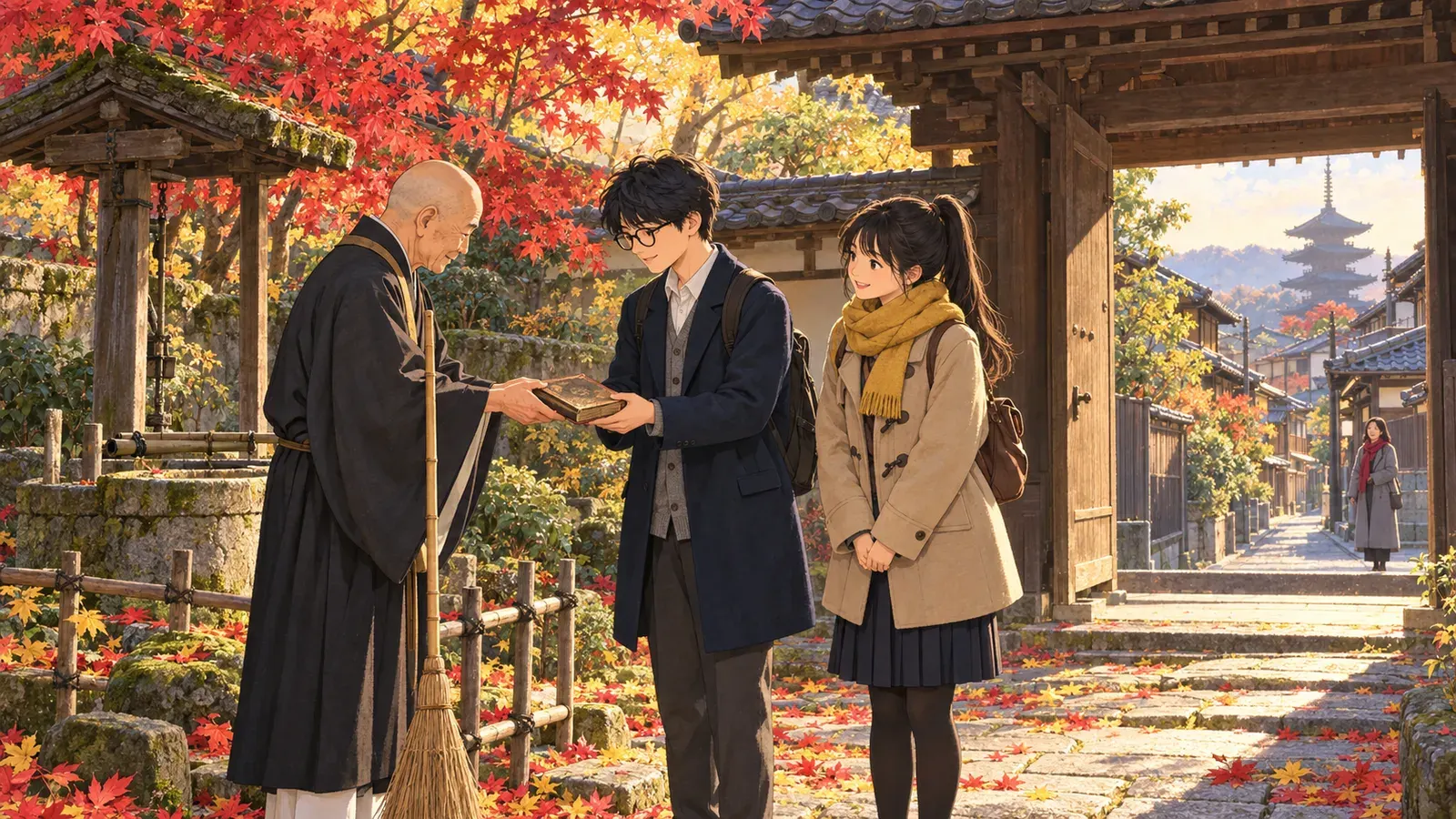 The Secret of the Old Bookshop, Episode 4: The Well to Another World（古書店の秘密 第4話：別の世界への井戸）の挿絵