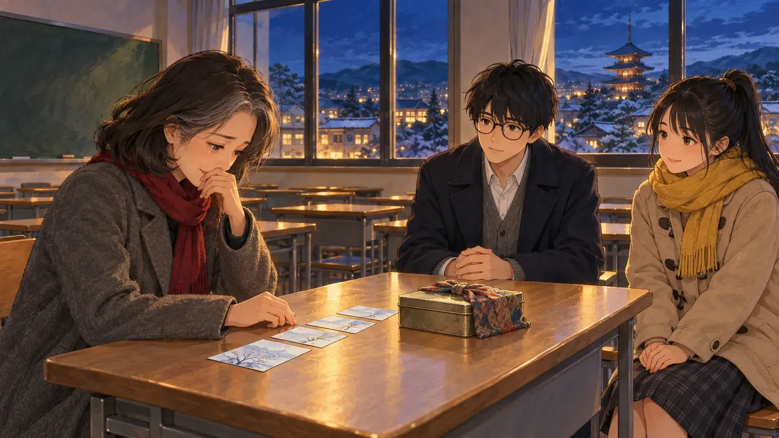 The Secret of the Old Bookshop, Episode 7: The Translator(古書店の秘密 第7話:翻訳家)の挿絵