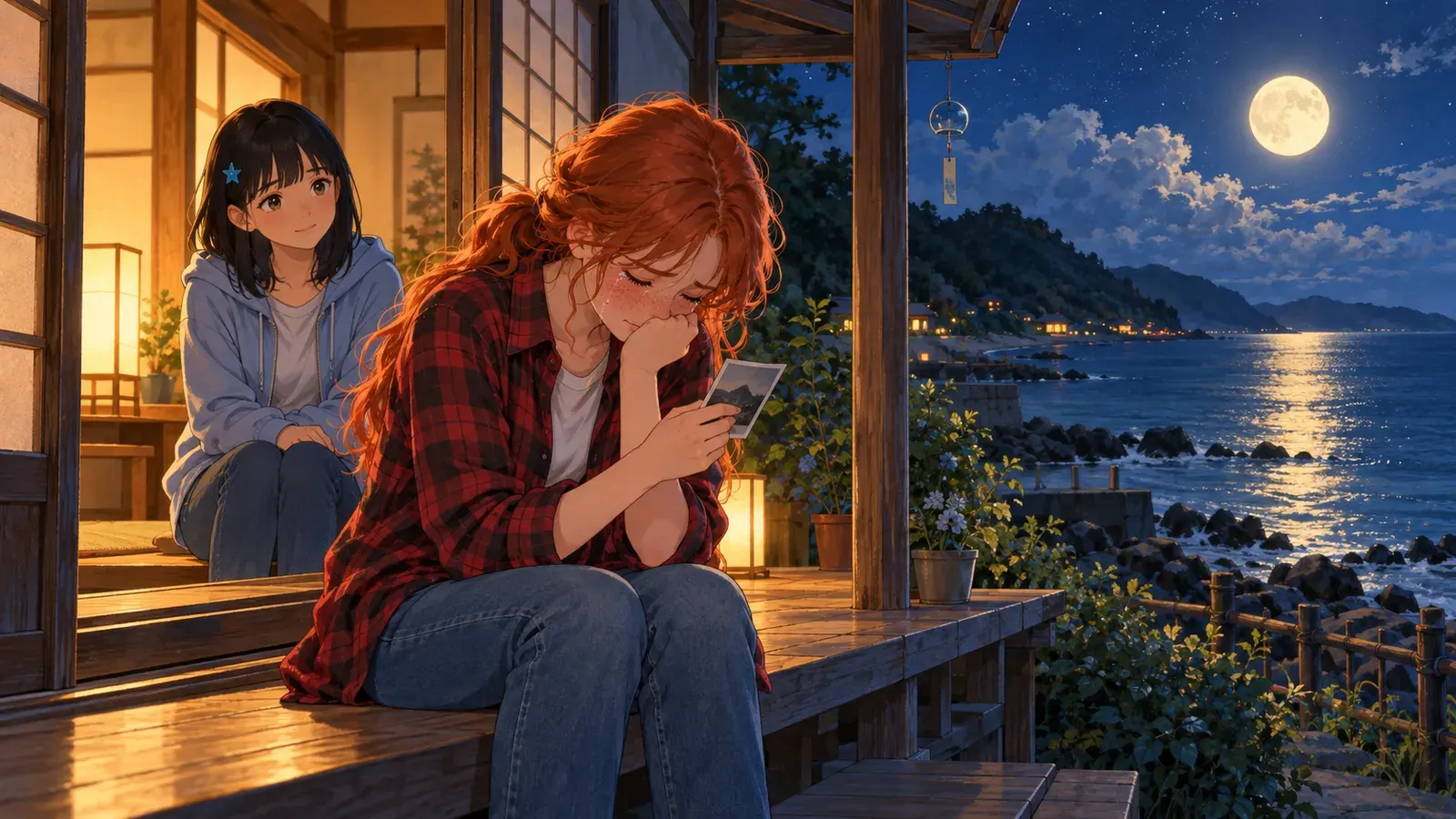 The Exchange Student, Episode 1: A New Face（交換留学生 第1話：新しい顔）の挿絵