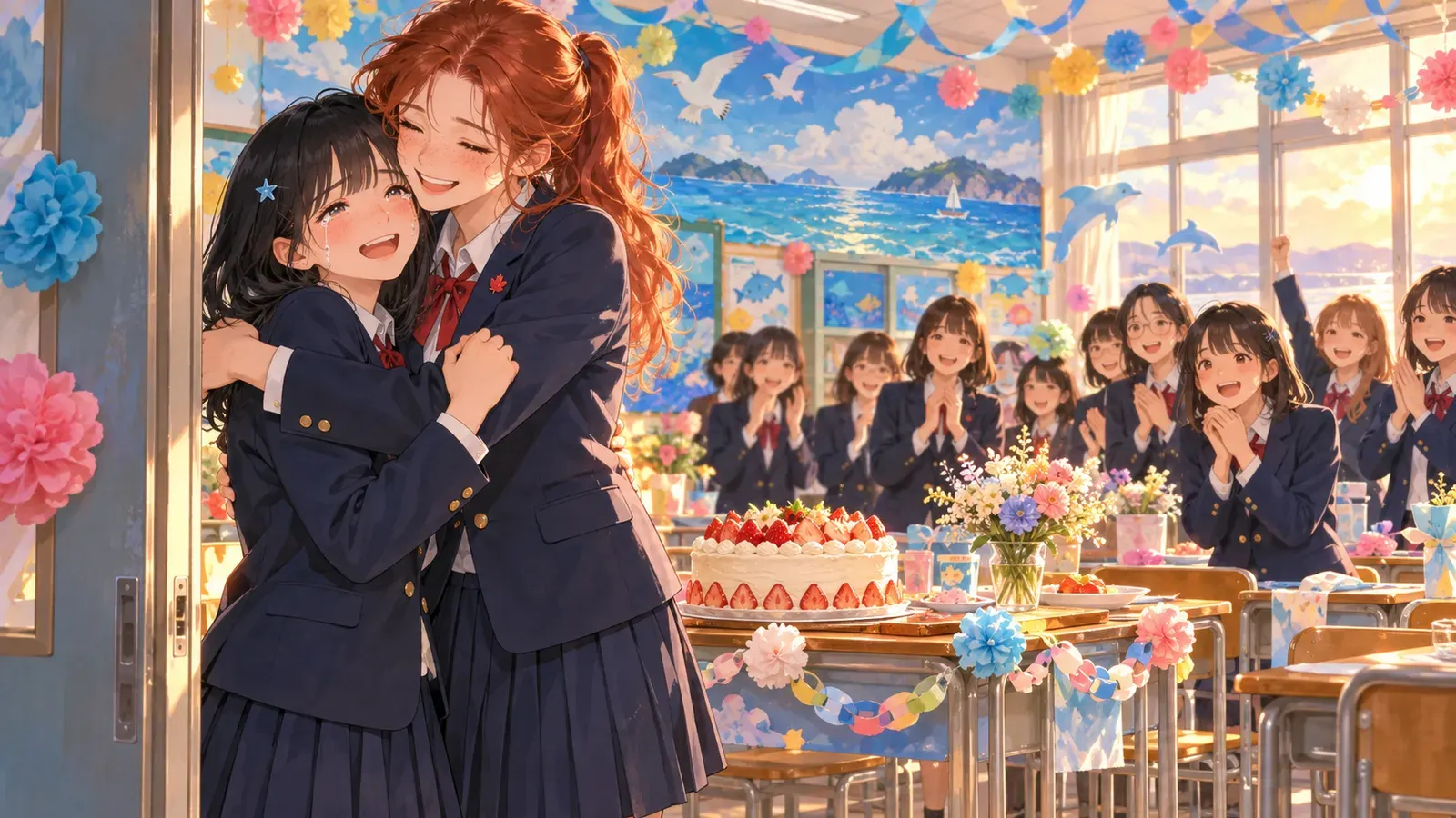 The Exchange Student, Episode 4: The Secret(交換留学生 第4話:ひみつ)の挿絵