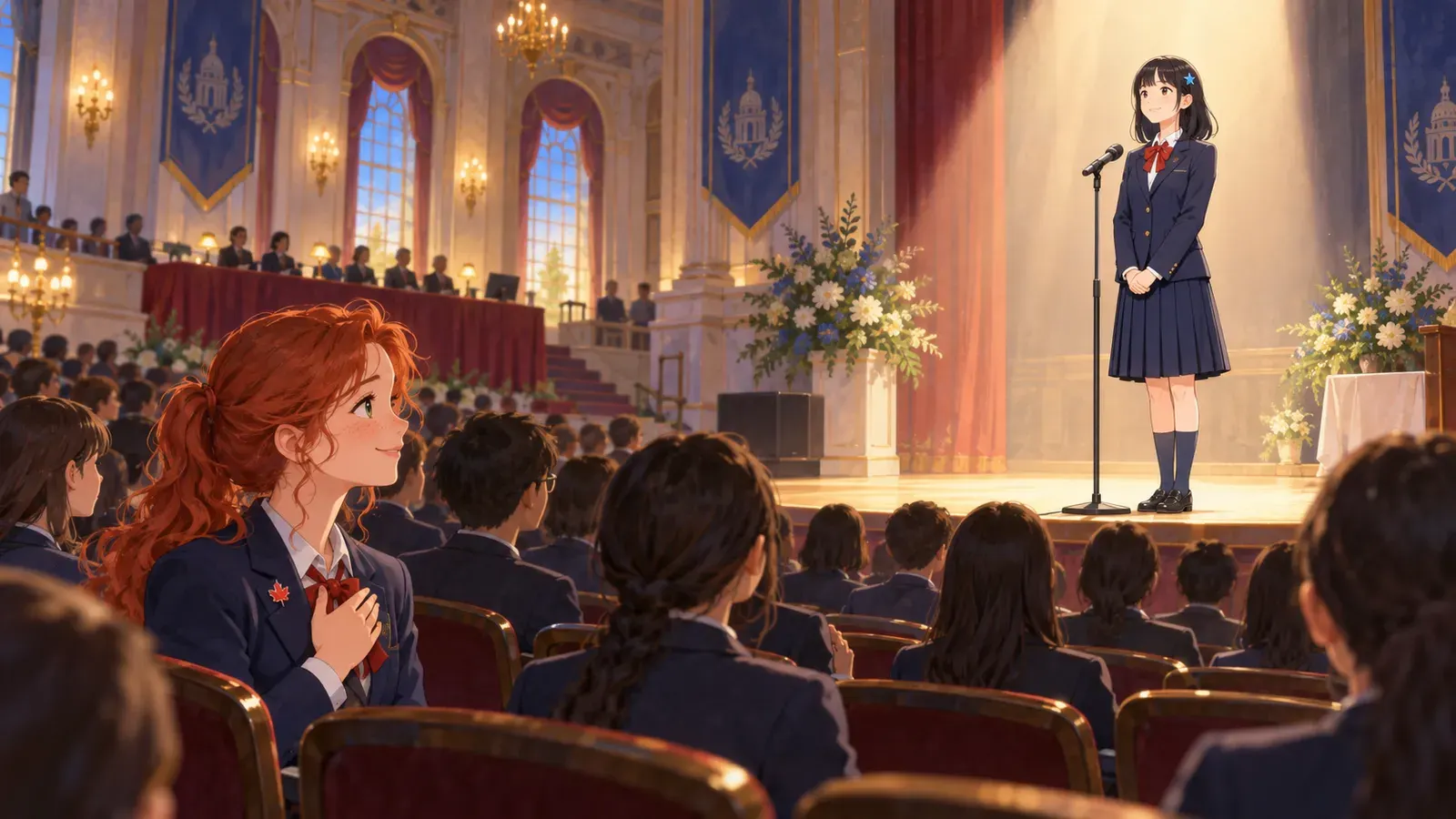 The Exchange Student, Episode 7: My Sister from Across the Sea(交換留学生 第7話:海の向こうから来た姉)の挿絵