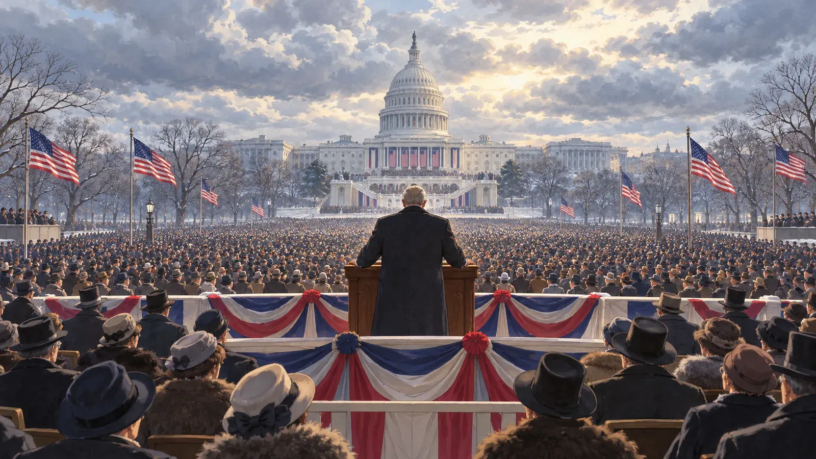 First Inaugural Address（フランクリン・ルーズベルト「第1期大統領就任演説」）の挿絵