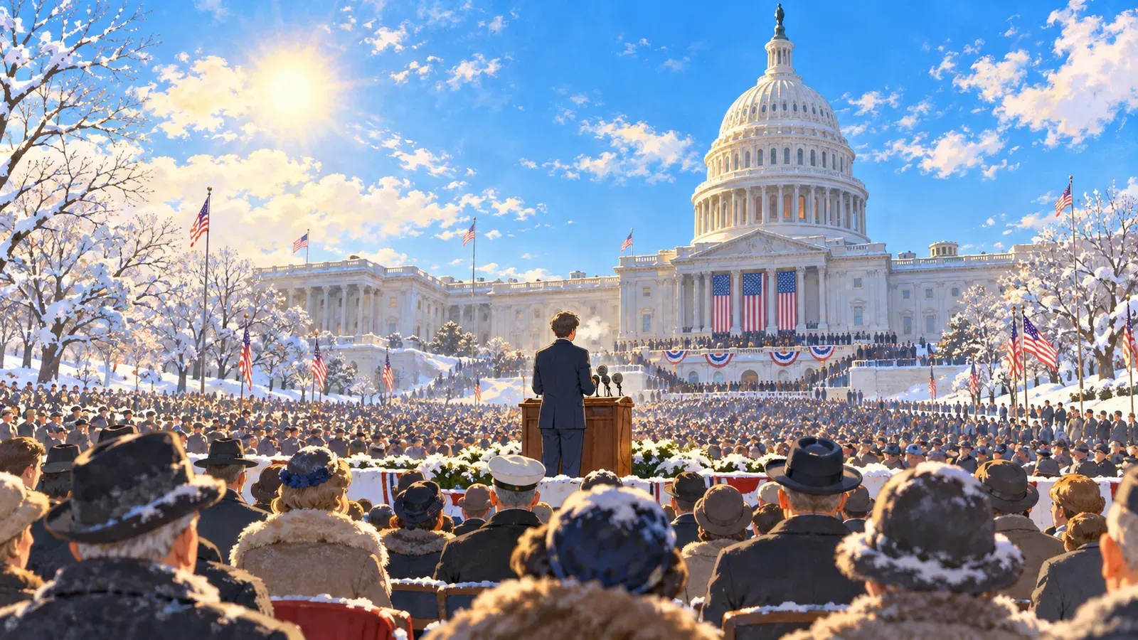 Inaugural Address(ケネディ「大統領就任演説」)の挿絵