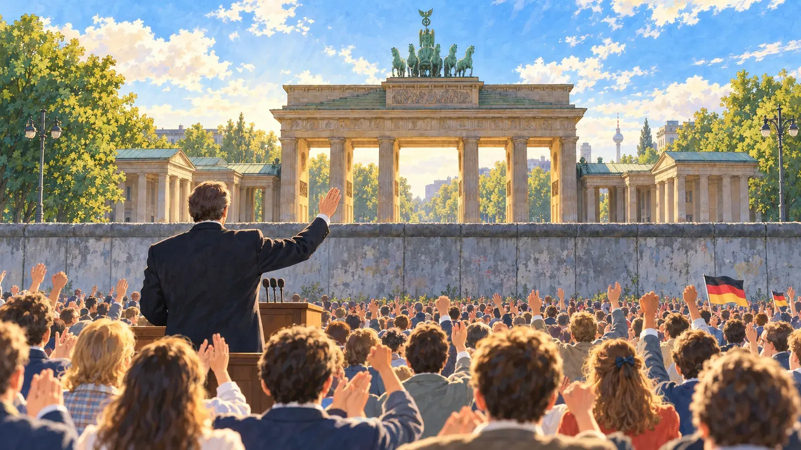 Tear Down This Wall(レーガン大統領「この壁を壊しなさい」の物語)の挿絵