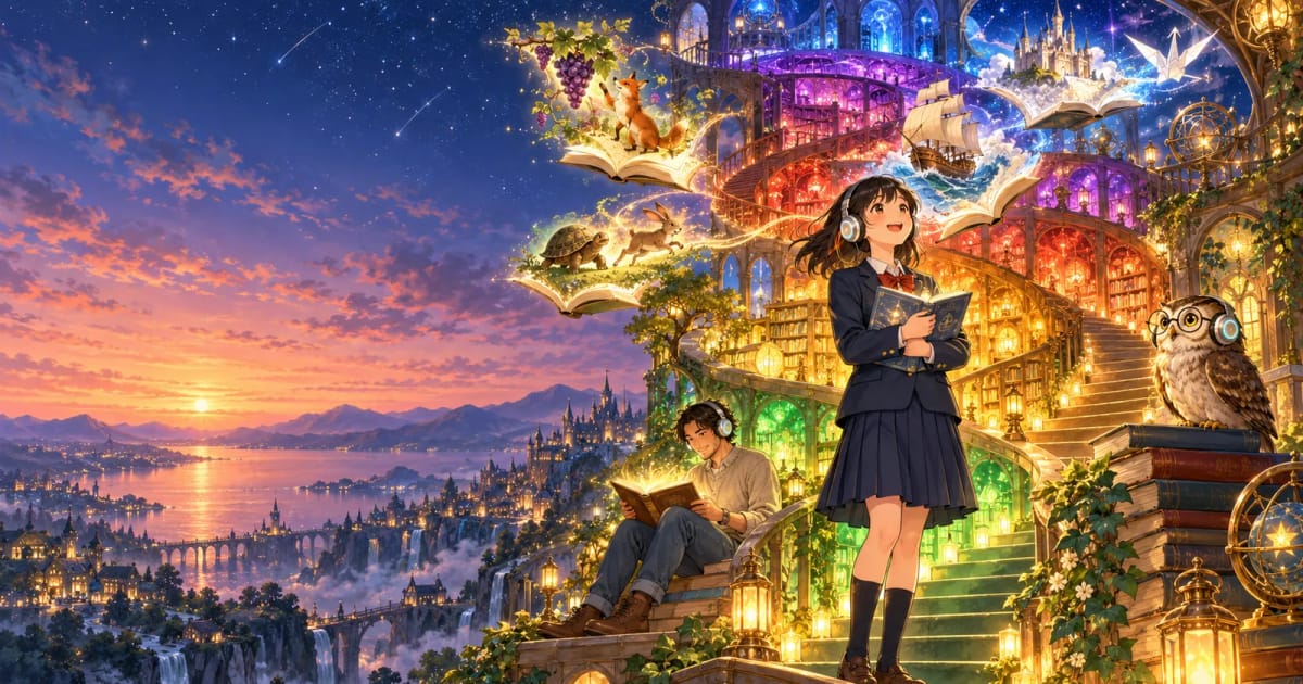 英語多読サイト【無料・音声つき】レベル別の読み物1,887本｜イソップ全312話・名作・自己啓発｜多読ベスト