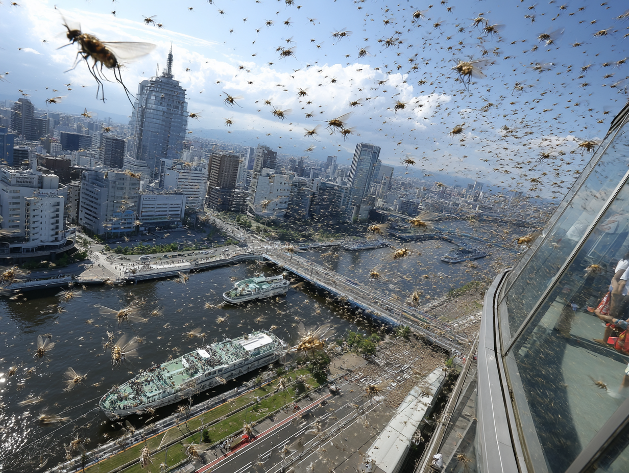 ユスリカを英語で言うと？「大阪・関西万博の会場で「ユスリカ（chironomid  midge）」が大量発生」【ミスター原田の超絶英語コラム97】｜原田英語.com