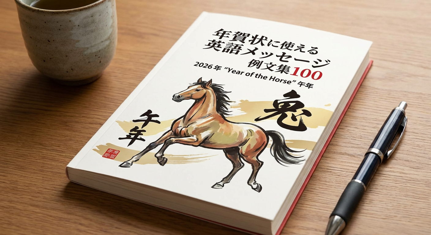 年賀状に使える英語メッセージ例文集】2026年は 