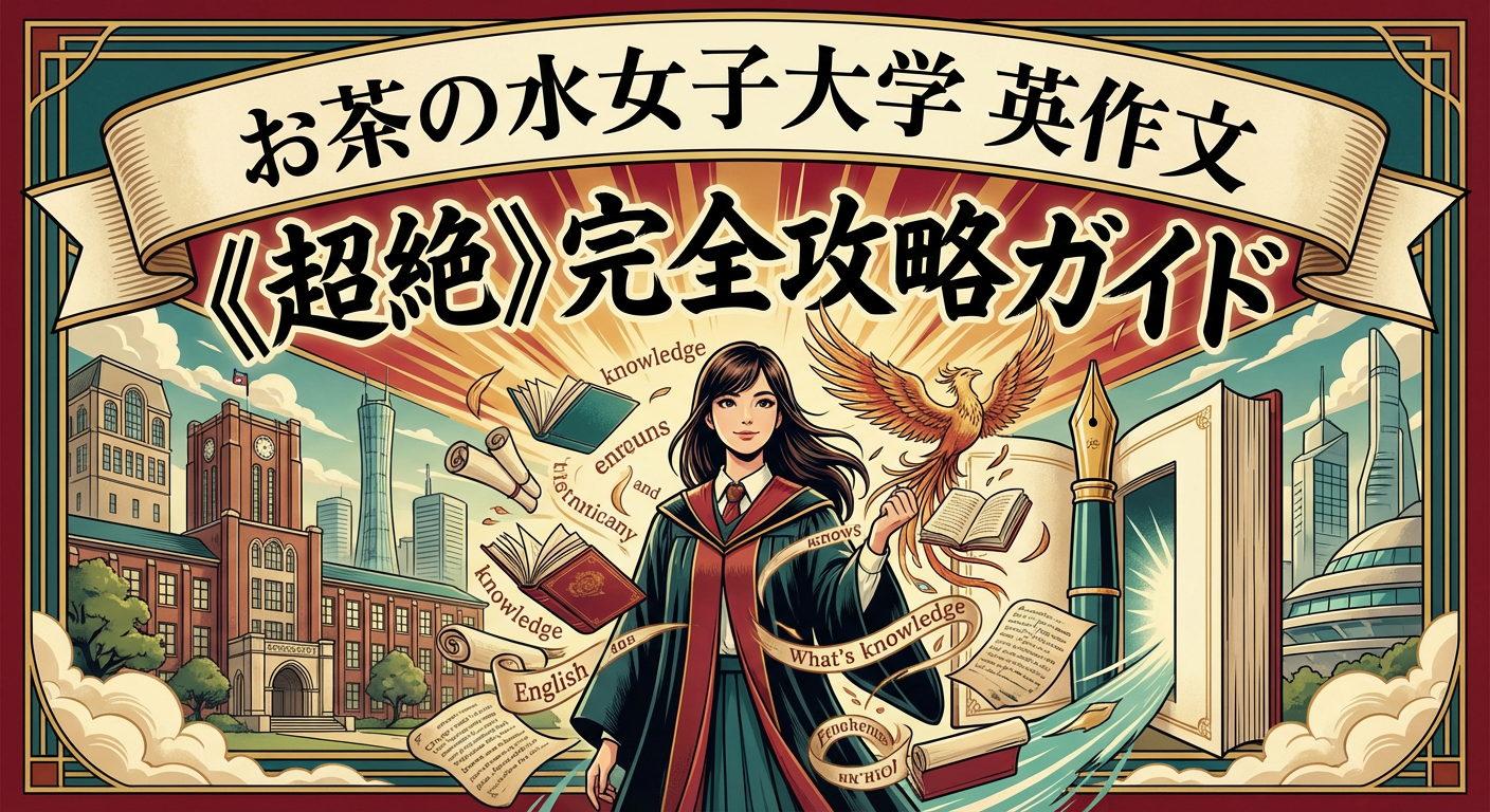 お茶の水女子大学 英作文 《超絶》完全攻略ガイド】 大問4「日本語読解