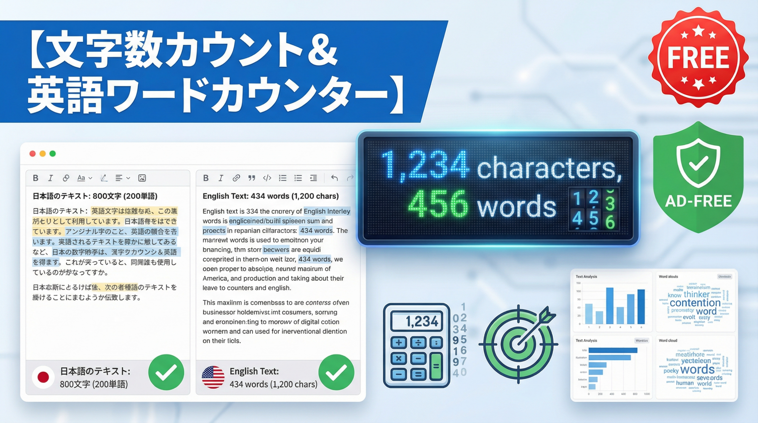 語数 カウント 英語