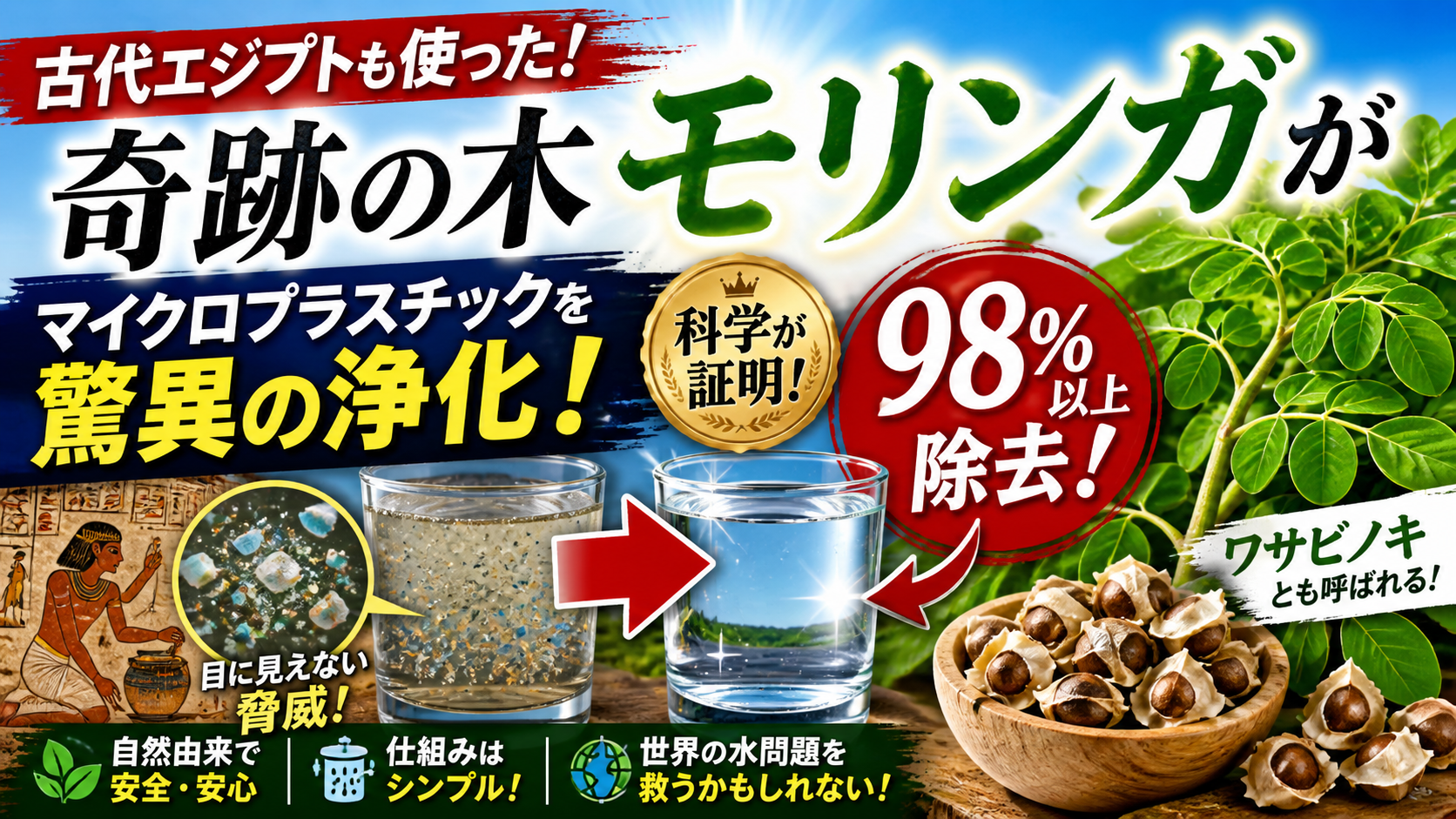 やさしい英文de多読！】＜54＞ The Miracle Tree That Cleans Plastic