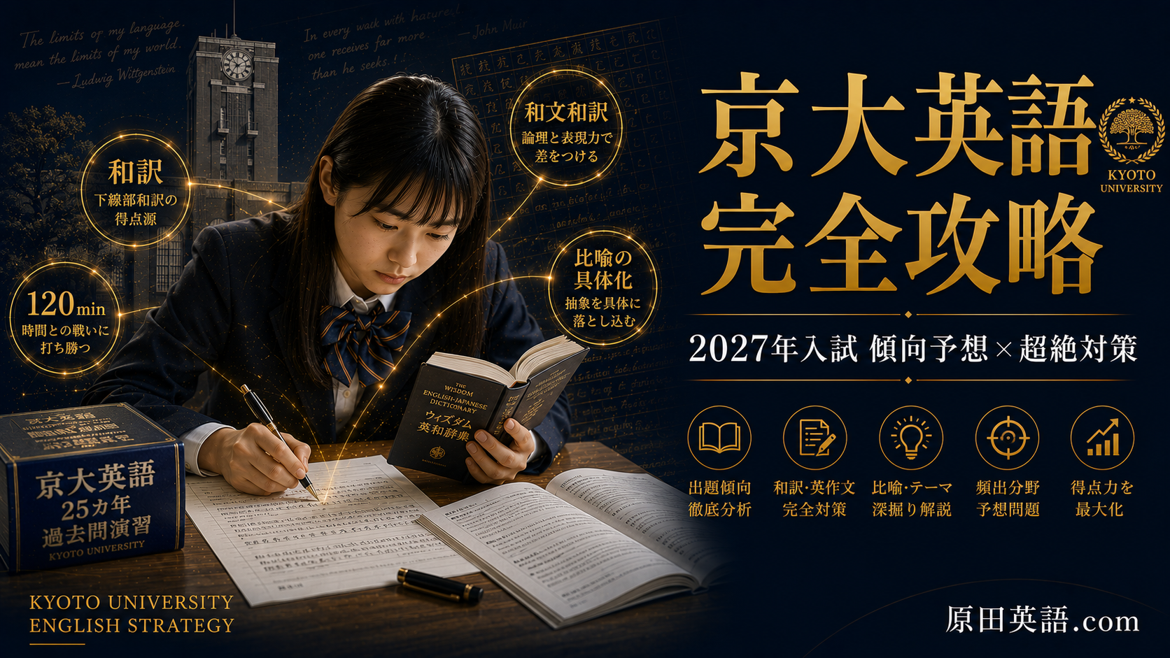 2027年入試】京大英語の傾向と対策 完全ガイド｜下線部和訳・比喩の