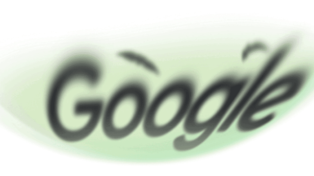 今日10月31日のGoogleロゴ。淡い緑の光の中でGoogleの文字の影が揺れ、上を2匹のコウモリが飛ぶハロウィン2026のDoodle