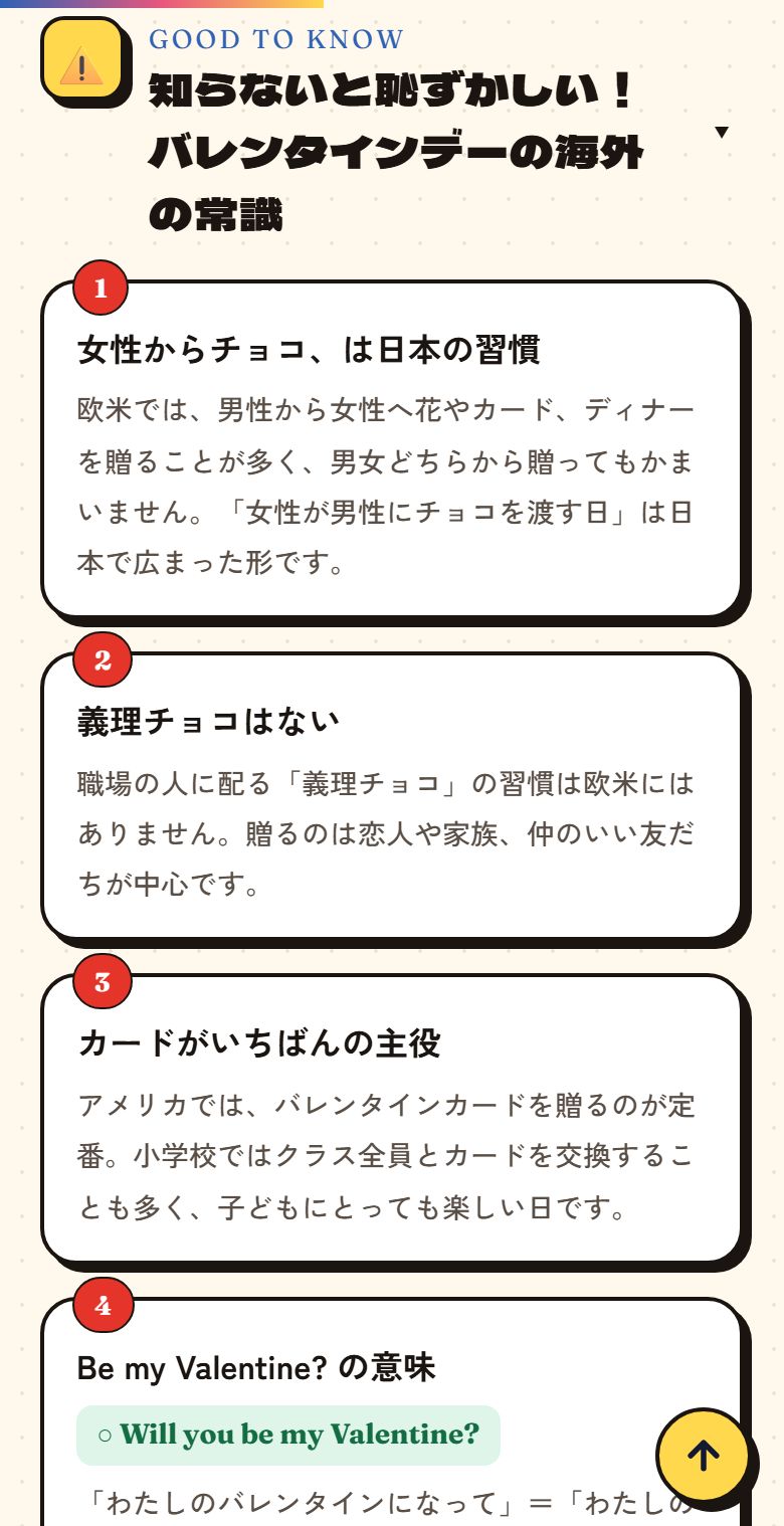バレンタインデーの海外の常識