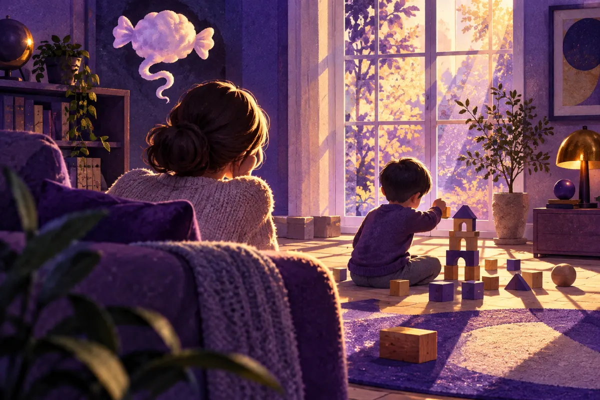 子どもは同じでも、「砂糖を食べたはず」と思うと、大人の目には落ち着きがなく見えることがある。