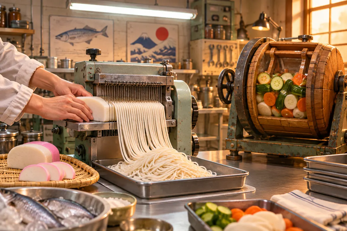 弾力のあるかまぼこを、細い繊維のように切ると、カニの身のような食感になる。食感を変えたのは味ではなく「切り方」だった。